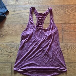 lululemon athletica Maroon Tank Top